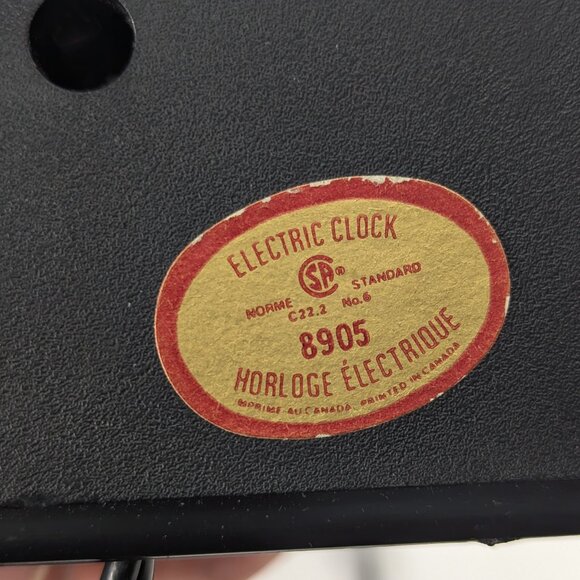 Vintage Spartus Alarm Clock Wired or Battery READ - AS IS - Picture 11 of 11